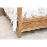 Jackson Full Hickory Wood Four Poster Canopy Bed | WB