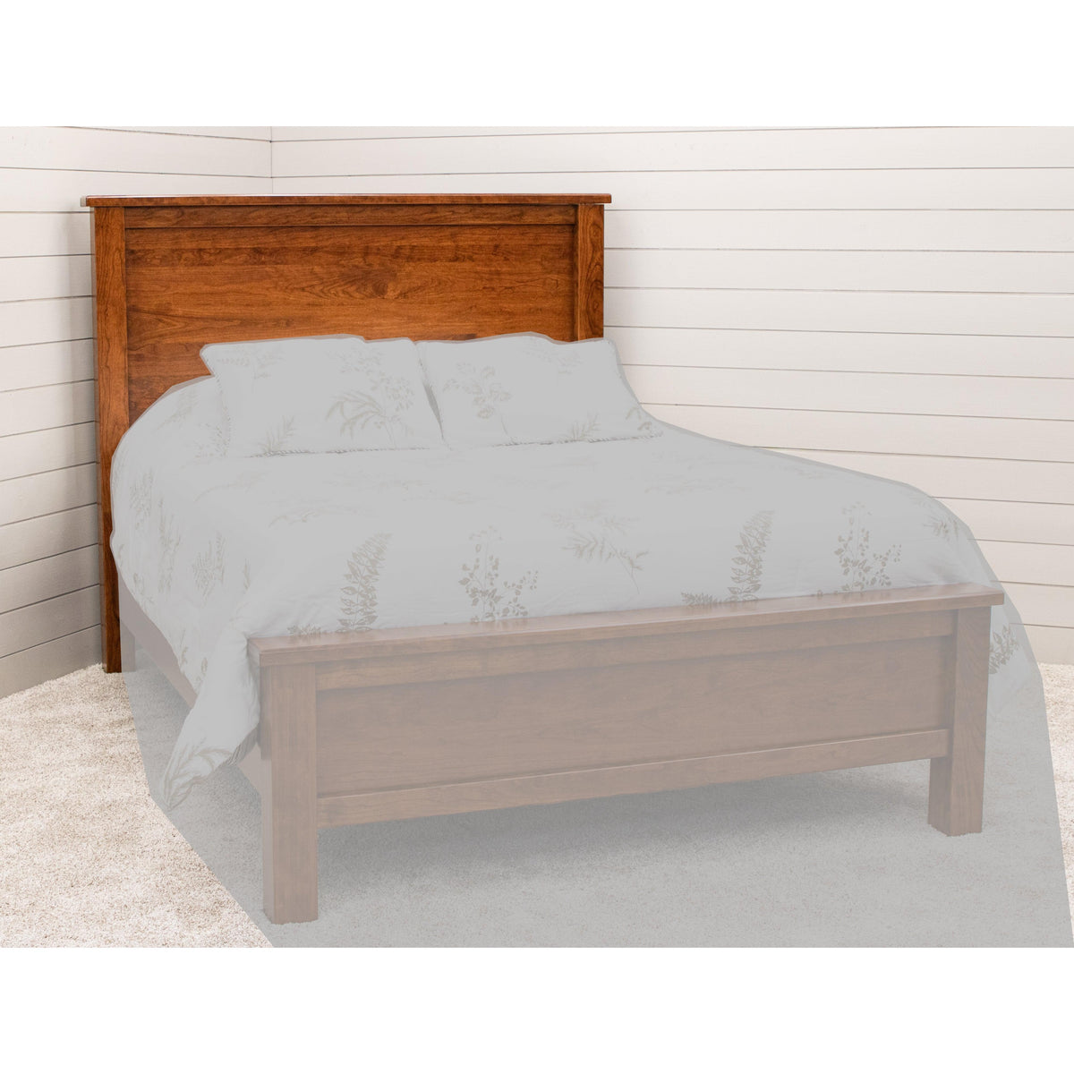 Jackson California King Cherry Wood Storage Platform Bed | MC