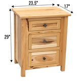 Jackson 3-Drawer Nightstand