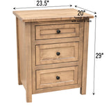 Jackson 3-Drawer Nightstand