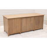 Jackson Hickory Wood Executive Desk with Drawers | WB