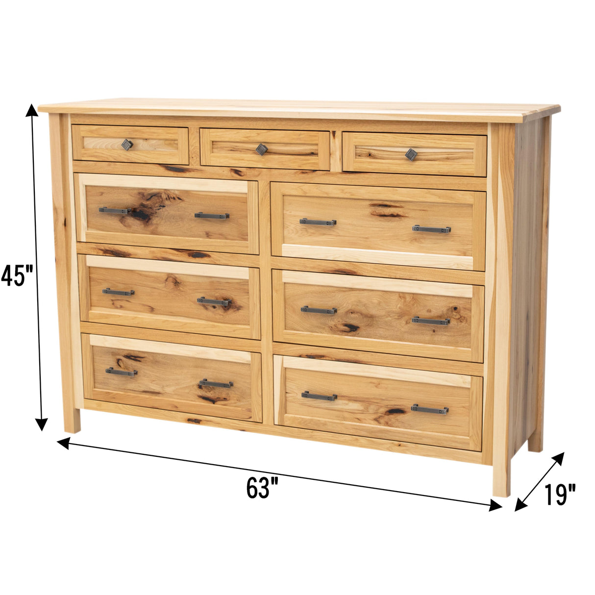 Jackson 9-Drawer Tall Dresser