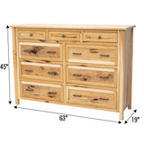 Jackson 9-Drawer Tall Dresser