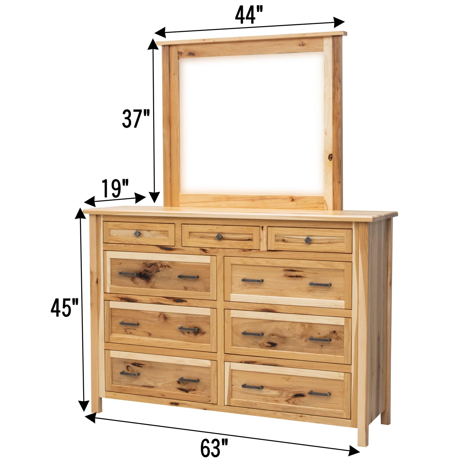 Jackson 9-Drawer Tall Dresser