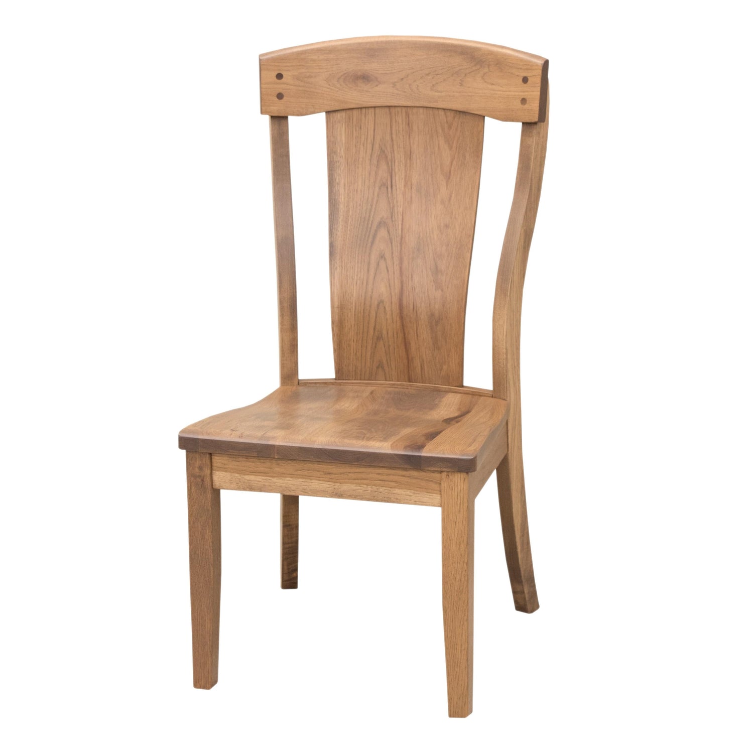 Alexandria Hickory Wood Dining Table Set for 6-8