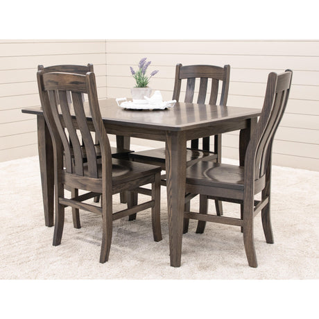 Lakeland Shaker Small Oak Wood Extending Dining Table | SB