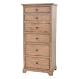 Lakeport 6-Drawer Maple Wood Lingerie Dresser | WB
