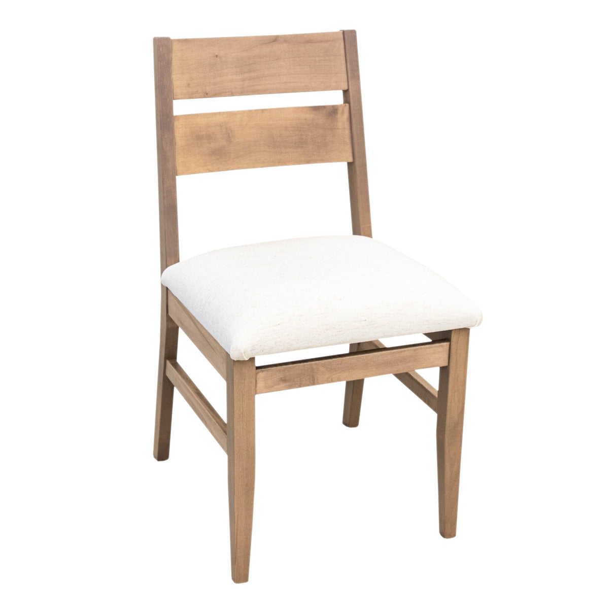 Laker Maple Wood Side Dining Chair with Fabric Seat | WB