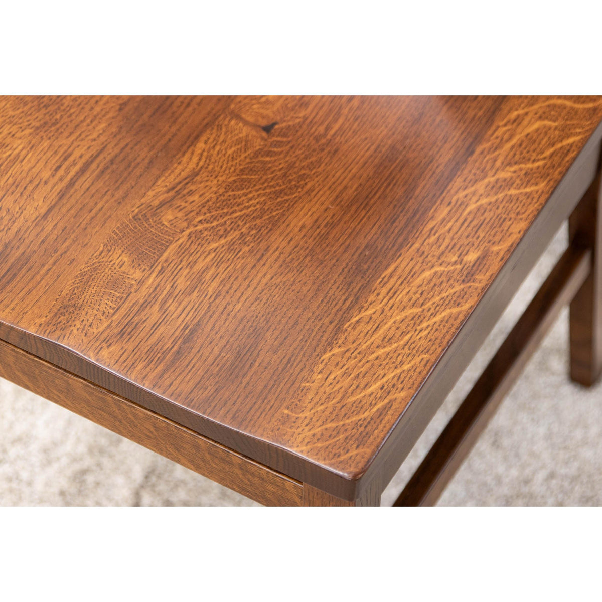 Laker Quarter Sawn White Oak Wood Side Dining Chair | MC