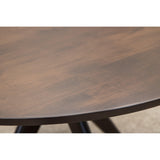 Mid-Century Modern Maple Wood Round Dining Table | BV