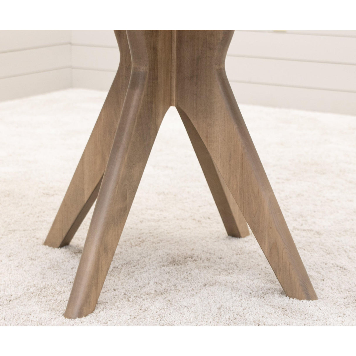 Mid-Century Modern Round Dining Table