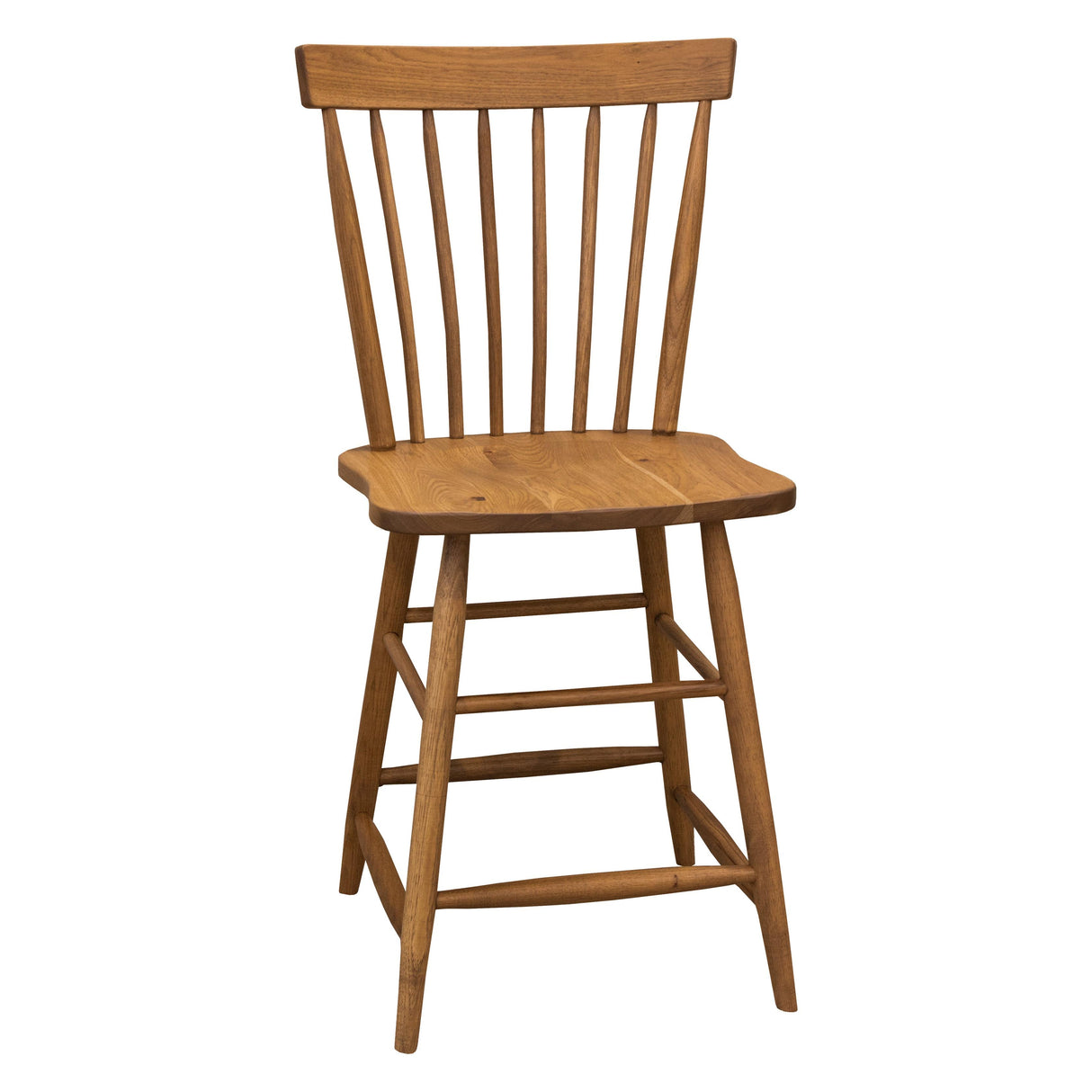 Millcreek Windsor Hickory Wood 24" Stationary Bar Stool | HC