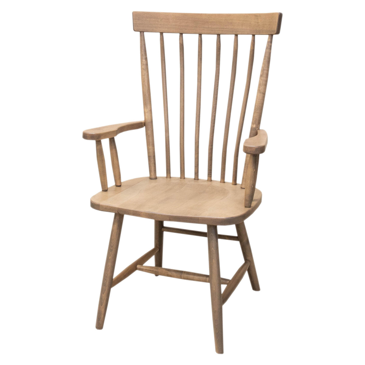 Millcreek Windsor Maple Wood Arm Dining Chair | BLS