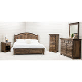 Miranda Sleigh Solid Wood Headboard Only