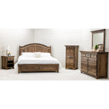 Miranda Maple Wood 1-Drawer Open Nightstand | CO