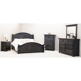 Miranda Maple Wood 3-Drawer Nightstand | DK