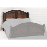 Miranda Sleigh Full Maple Wood Panel Bed with Arched Footboard | ASB-BURN