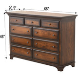 Miranda 9-Drawer Tall Dresser