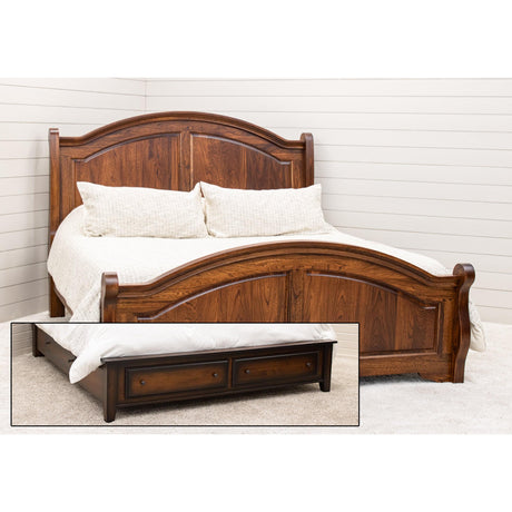 Miranda Sleigh Storage Platform Bed