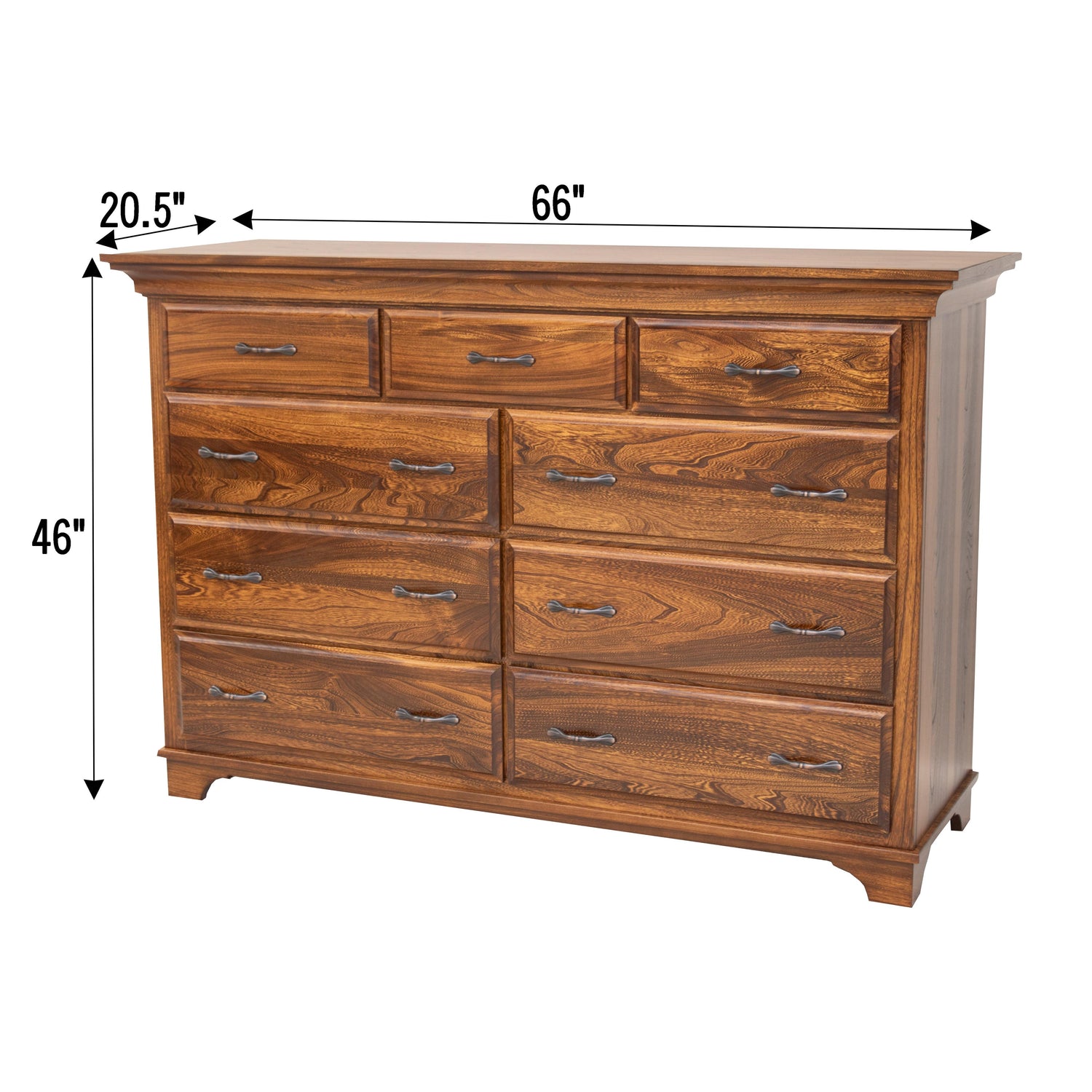 Miranda 9-Drawer Tall Dresser