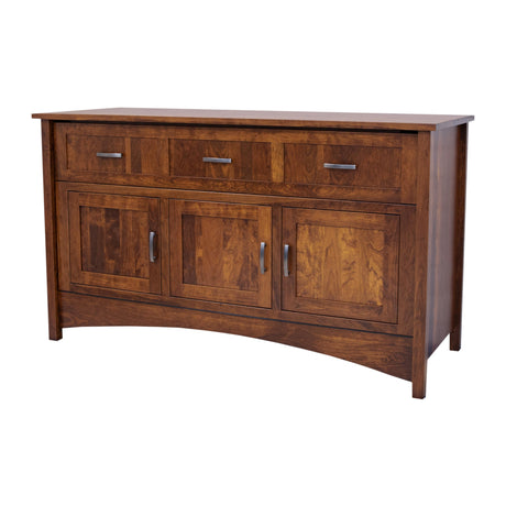 Mission Style Cherry Wood Murphy Bed Cabinet | ASB