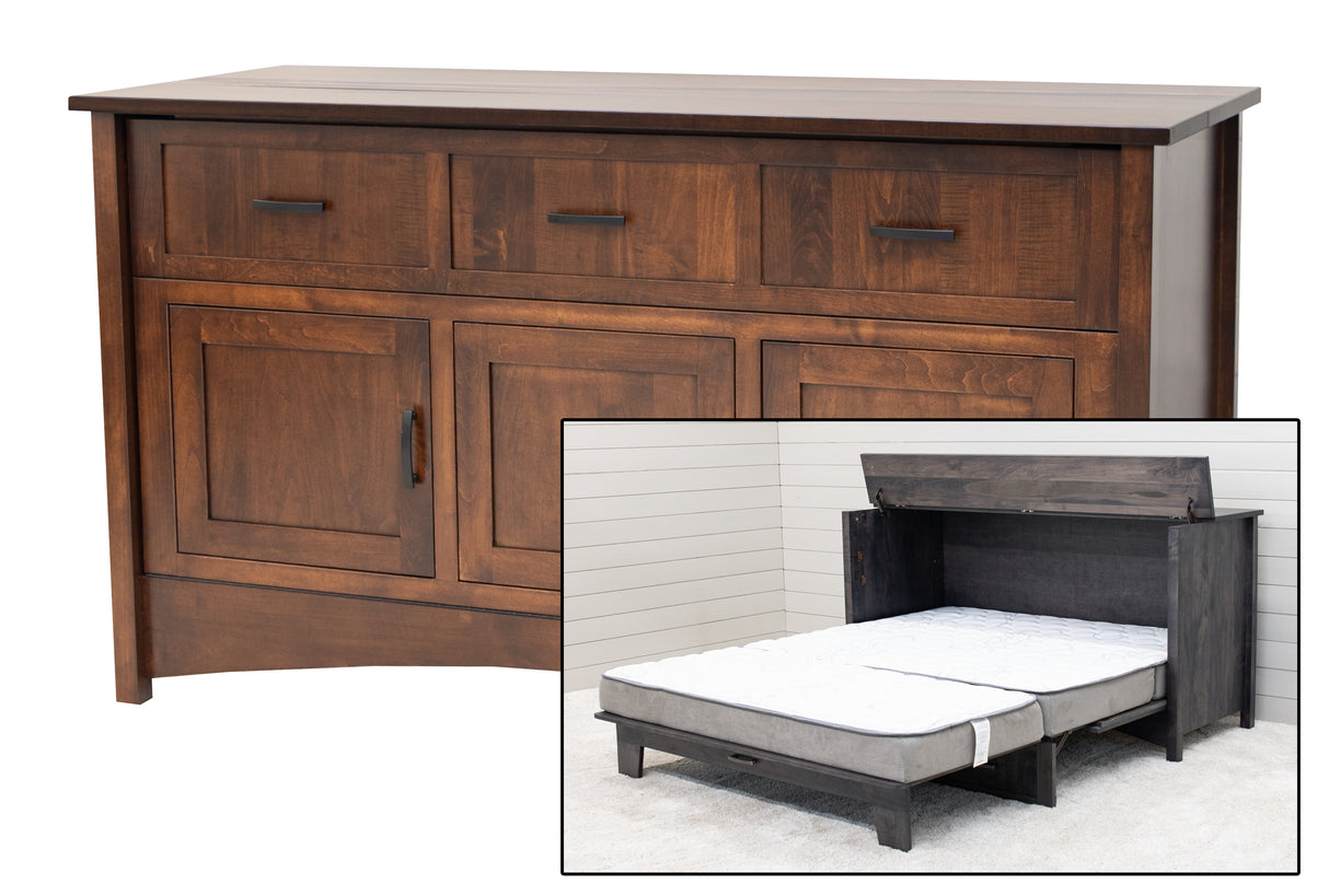 Mission Style Murphy Bed Cabinet