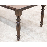Modern Farm Leg Walnut Wood Extending Dining Table | CO