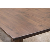 Modern Farm Leg Walnut Wood Extending Dining Table | CO