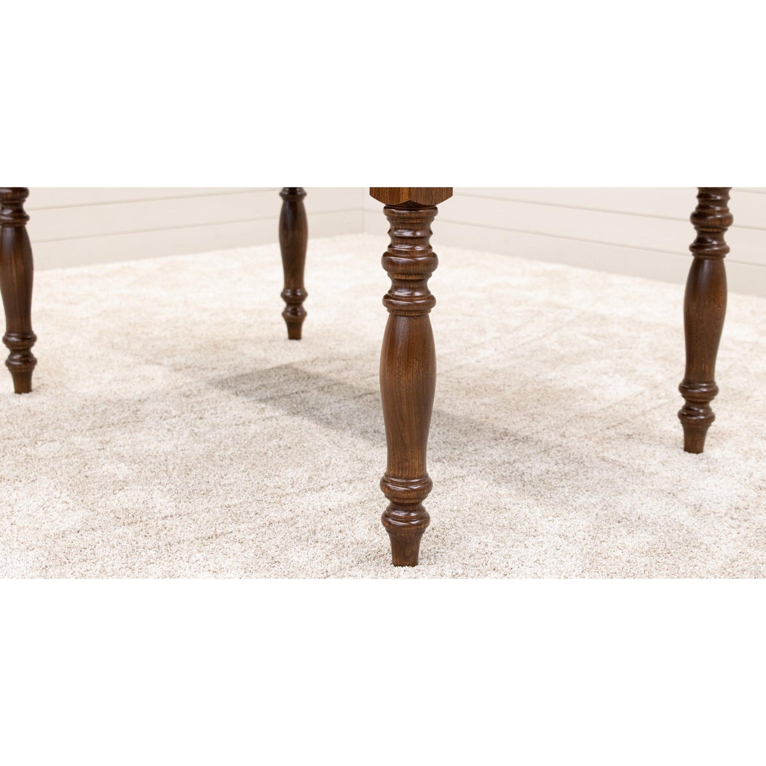 Modern Farm Leg Elm Wood Extending Dining Table | MC