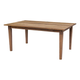 Shaker Mid Century Hickory Wood Dining Table | CO