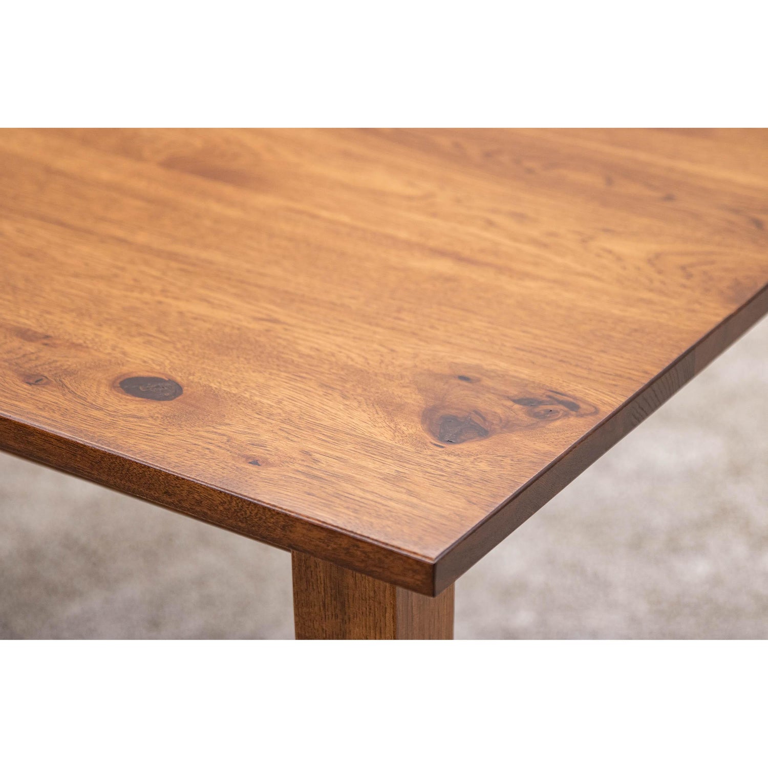 Shaker Mid Century Hickory Wood Dining Table | MC