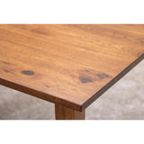 Shaker Mid Century Hickory Wood Dining Table | MC