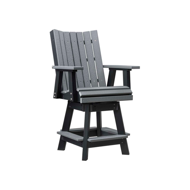 Modura Poly Amish Outdoor Swivel Dining Chair - P-Upstate Amish Furniture