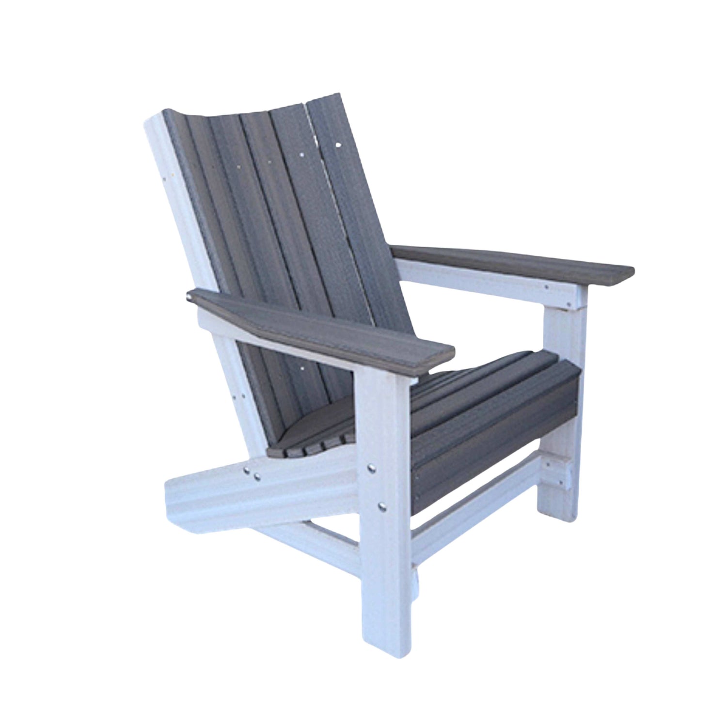 Modura Poly Amish Beach Chair | Coastal Gray & Seashell