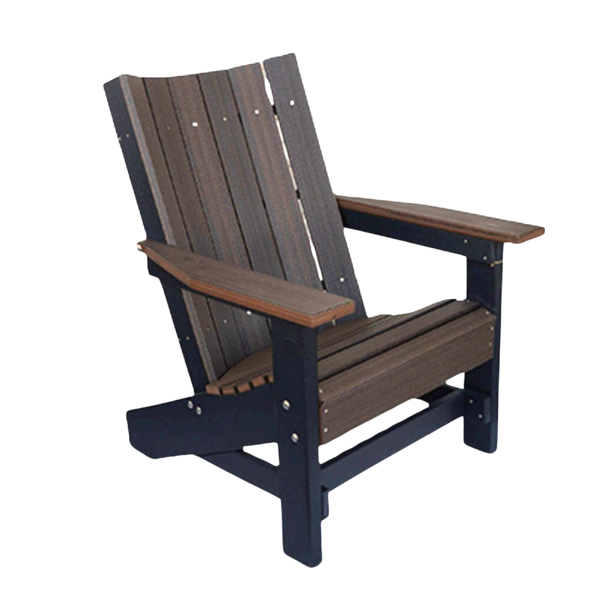 Modura Poly Amish Beach Chair | Brazilian Walnut & Black