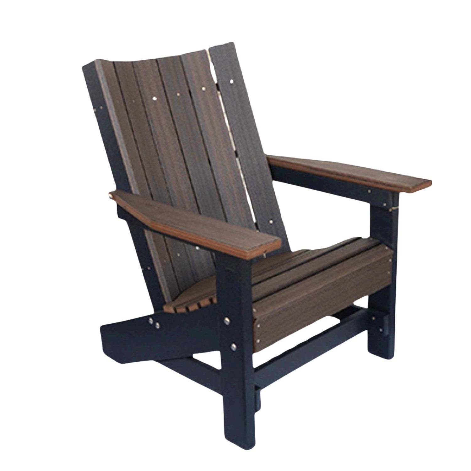 Modura Poly Amish Beach Chair | Brazilian Walnut & Black