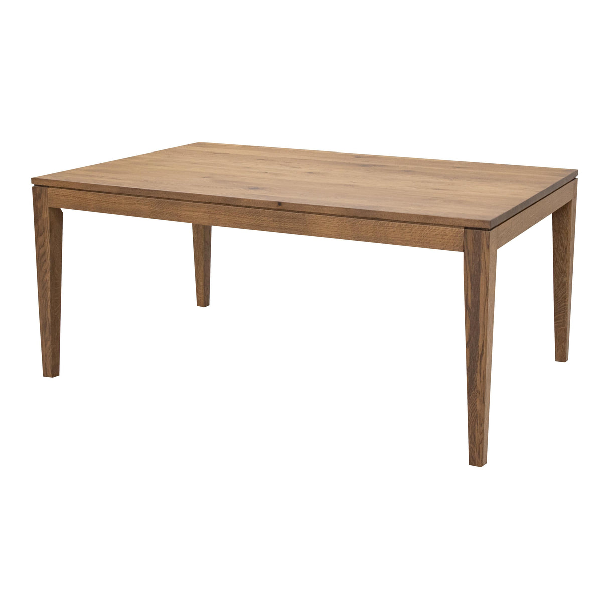 Monroe Mid Century Modern Hickory Dining Table Set for 6-10