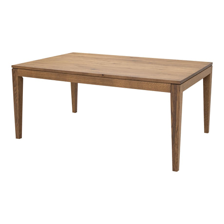 Monroe Mid Century Modern Hickory Dining Table Set for 6-10