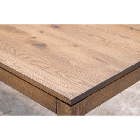 Monroe Mid-Century White Oak Wood Dining Table | CO
