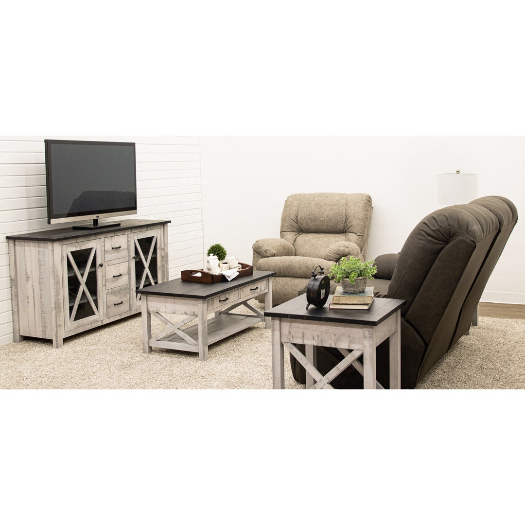 Cambria Small Rectangle Open End Table