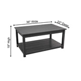 Motif Outdoor Poly Coffee Table - BL