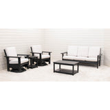 Motif Outdoor Poly End Table - BL