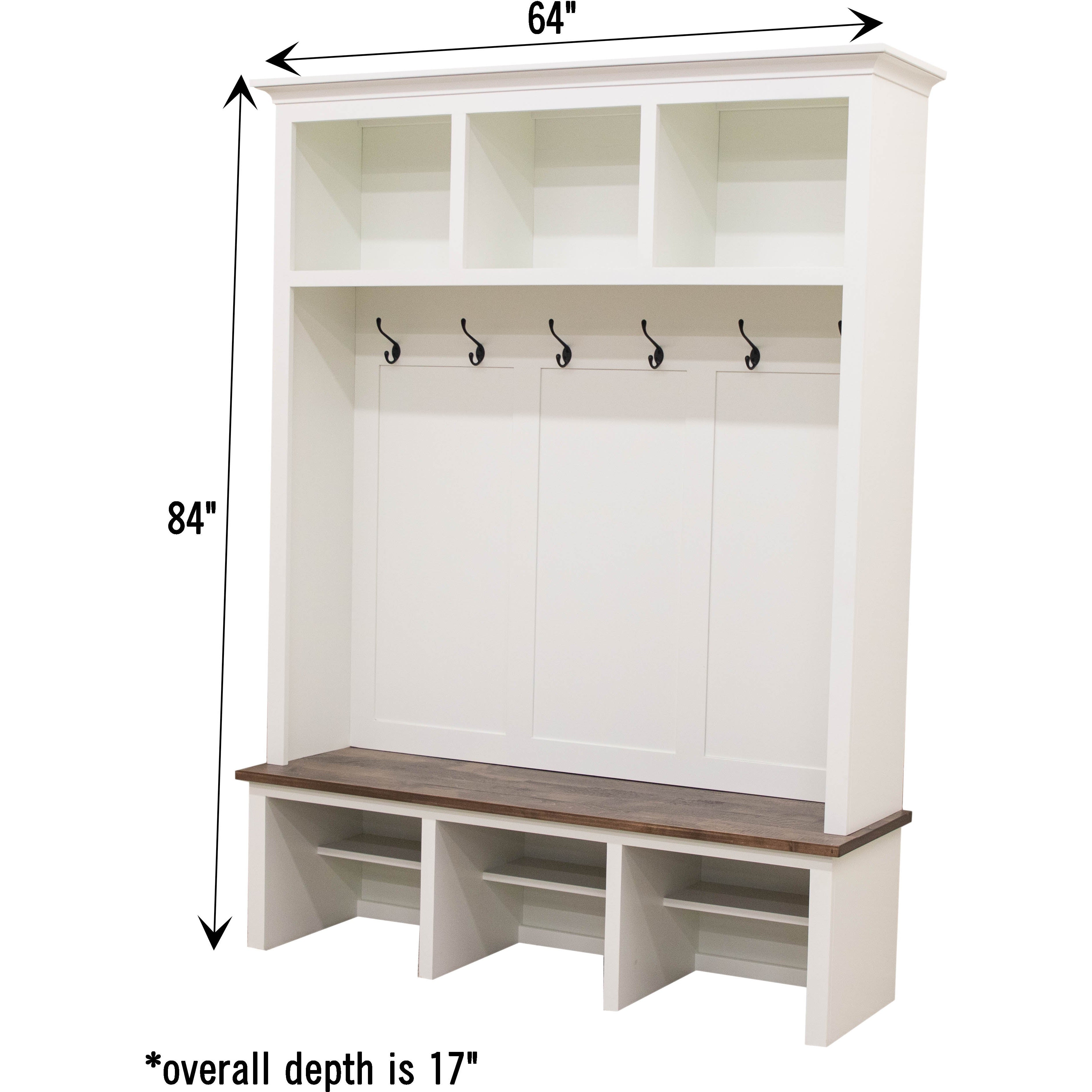 ୨୧ 木製ドレッサー&デスク ୨୧ Hartford Maple Wood Hall Tree Bench in Sand Color