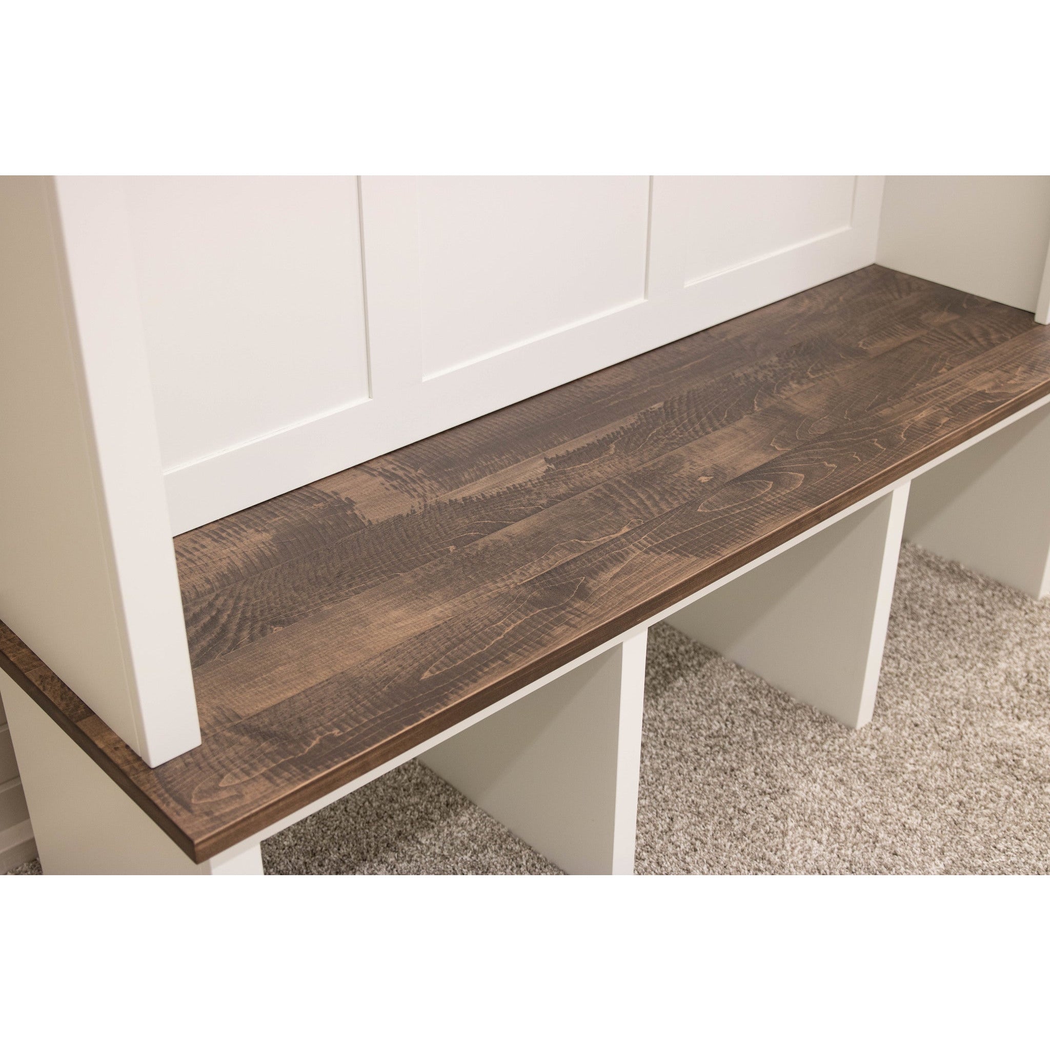 〆3/31 WHITE_WOOD_BENCH #5 Barnwood & White Bench – Ezekiel and Stearns