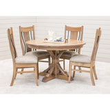 Eagle Hickory Wood Side Dining Chair with Fabric Seat | H-WB&16-150
