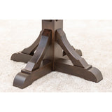 Newport Round Hickory Wood Extending Dining Table | BV