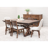 Newport Trestle Hickory Wood Extending Dining Table | BV