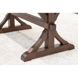 Newport Trestle Hickory Wood Extending Dining Table | BV