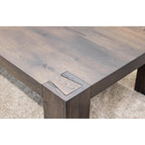 Oxford Hickory Wood Rectangle Coffee Table | SB