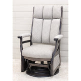 Paris High Back Swivel Glider & Ottoman